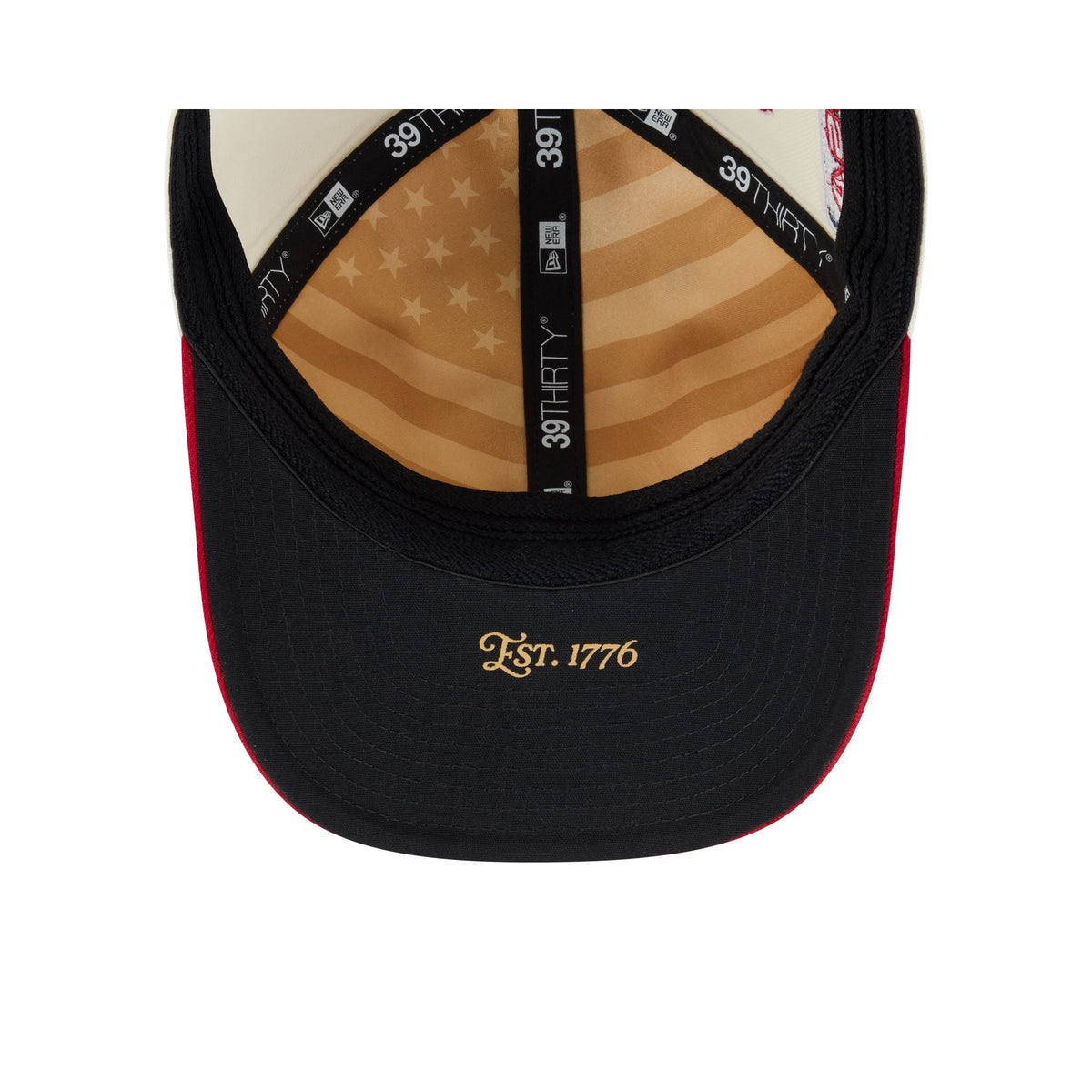Cincinnati Reds Independence Day 2026 39THIRTY M-Crown Stretch Fit Hat