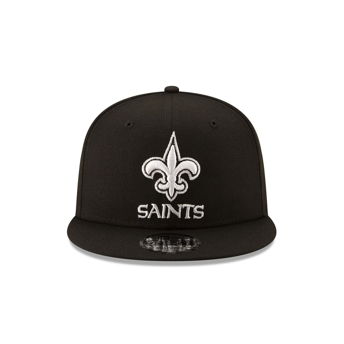New Orleans Saints Basic Black & White 9FIFTY Snapback Hat