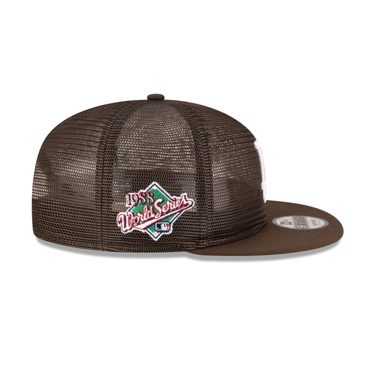 Los Angeles Dodgers Chocolate Mesh 9FIFTY Snapback Hat