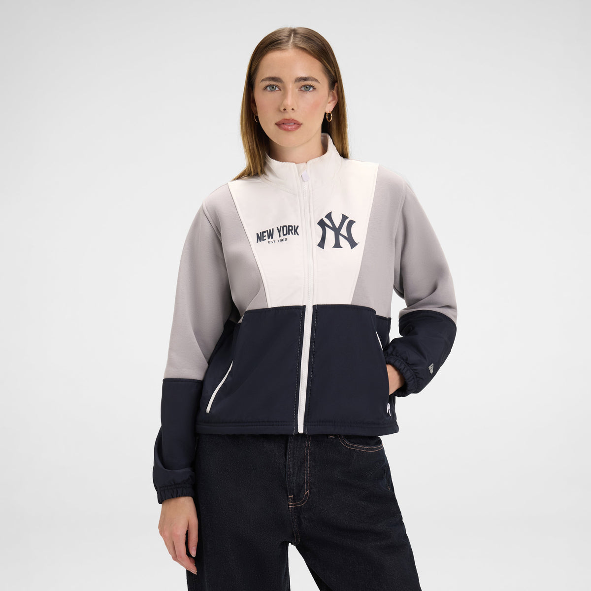Los Angeles Dodgers Leisure Women's Full-Zip Sweatshirt