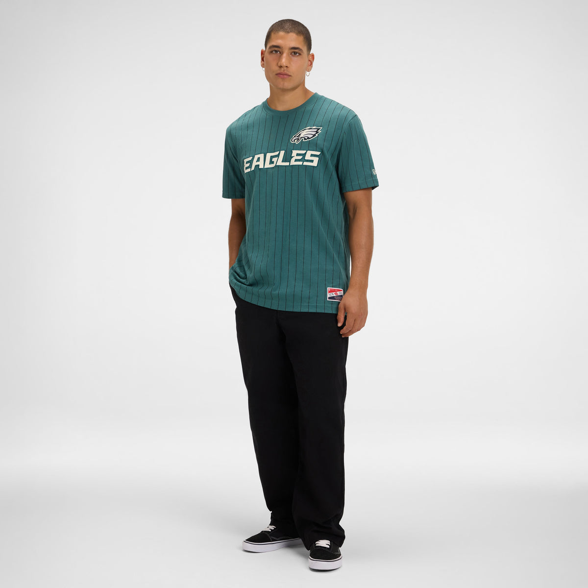 Miami Dolphins Throwback Retro Pinstripe T-Shirt