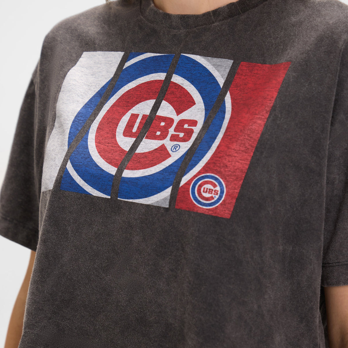 Chicago Bulls Sport Night Black Cropped Women's T-Shirt
