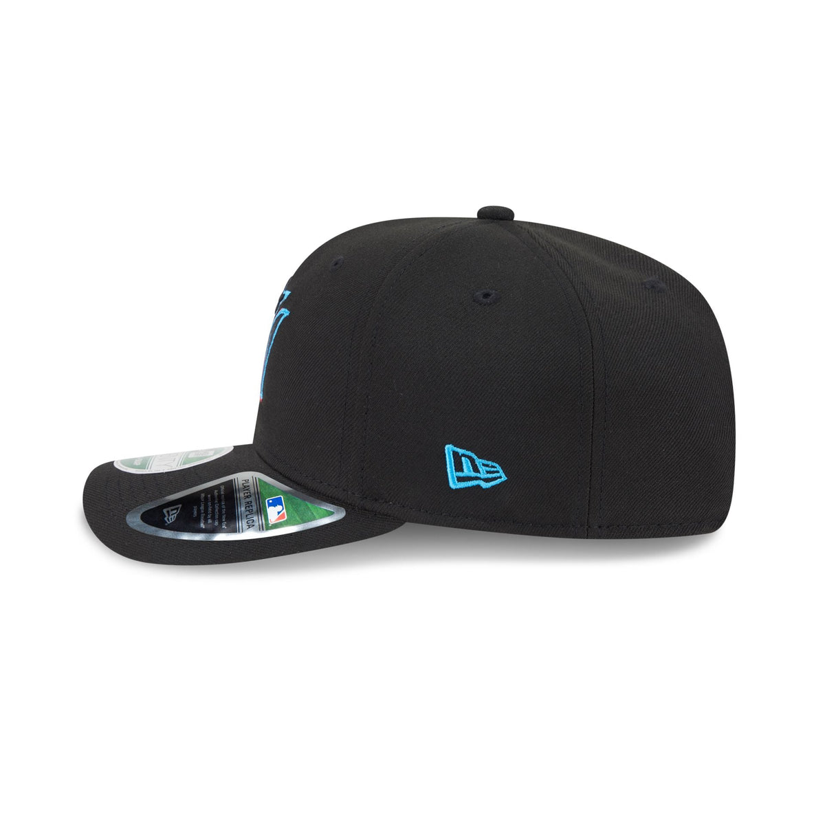 Miami Marlins Game Authentic Collection 9SEVENTY Stretch-Snap Hat