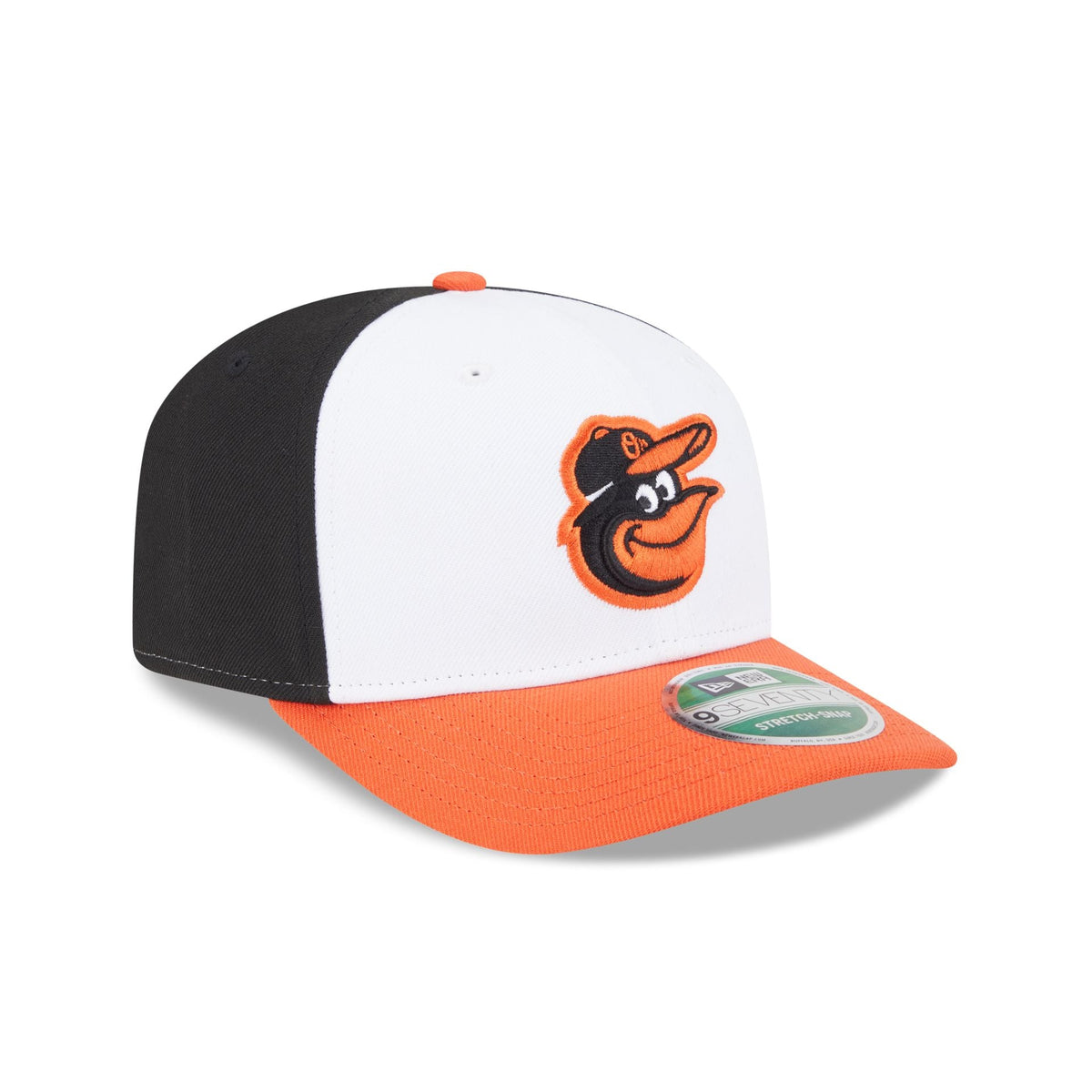 Baltimore Orioles Home Authentic Collection 9SEVENTY Stretch-Snap Hat