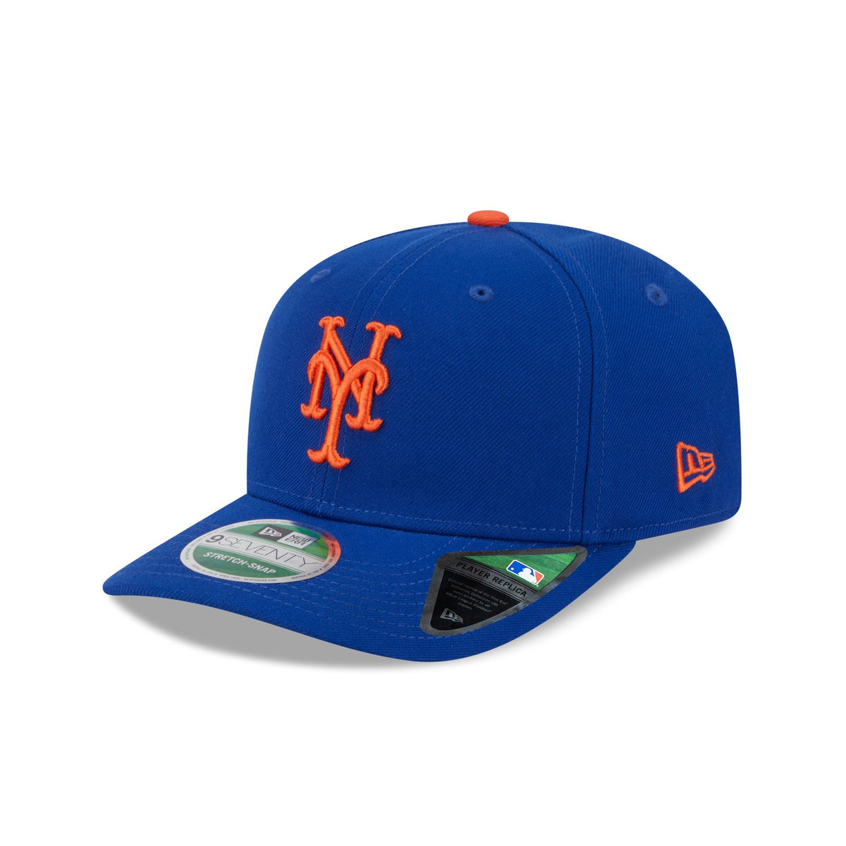 New York Mets Game Authentic Collection 9SEVENTY Stretch-Snap Hat