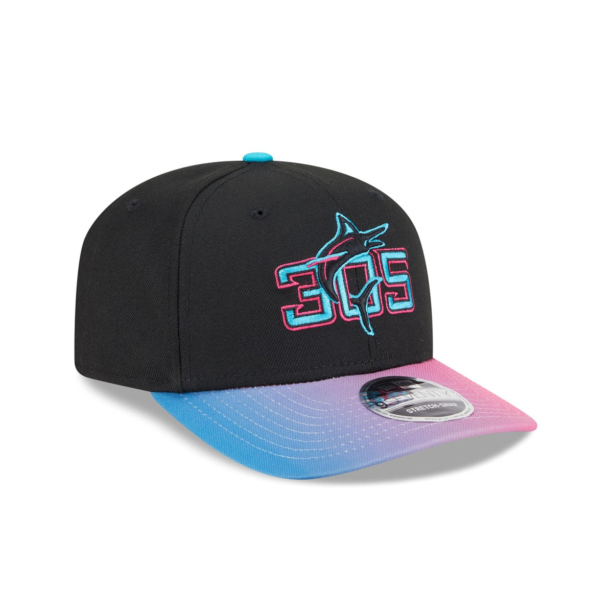 Miami Marlins City Connect 9SEVENTY Stretch-Snap Hat