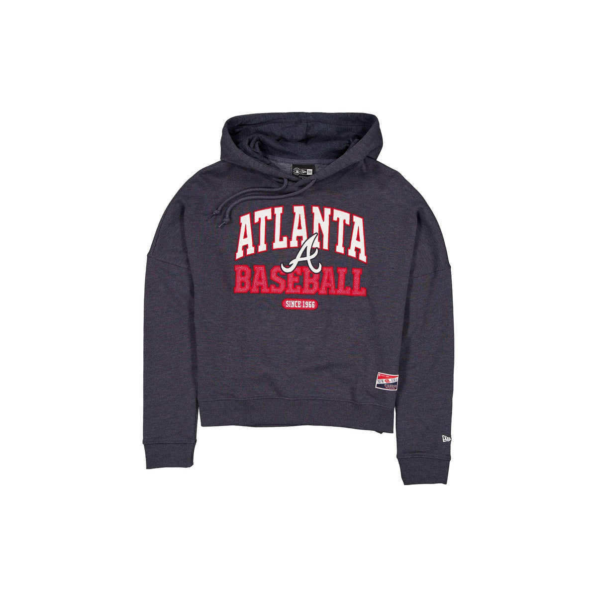 Atlanta Braves Throwback Women's Glitter Hoodie