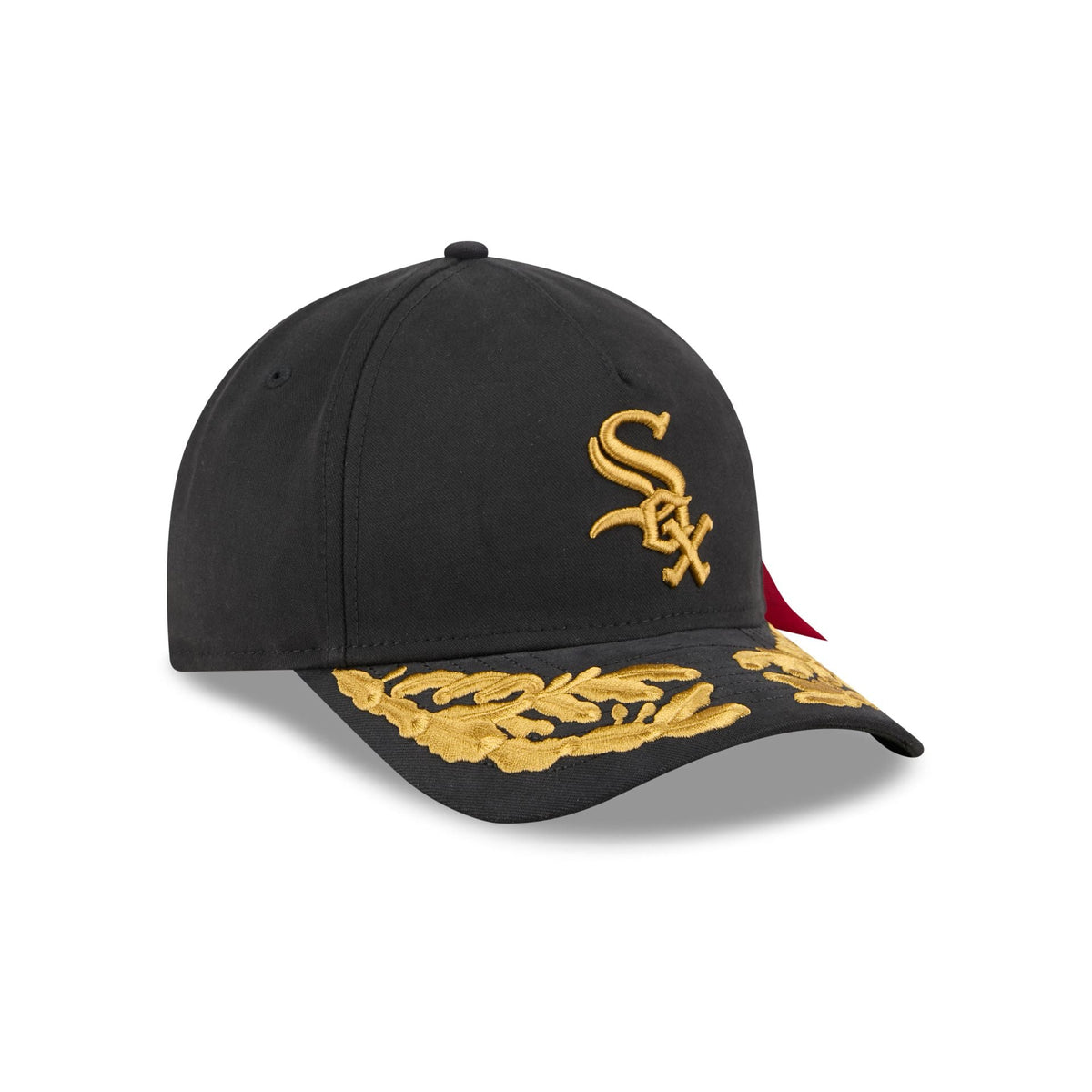 Alpha Industries x Chicago White Sox Black 9FORTY M-Crown A-Frame Snapback Hat