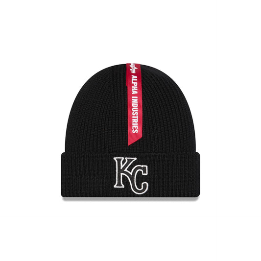 Alpha Industries x Kansas City Royals Black Cuff Knit Hat
