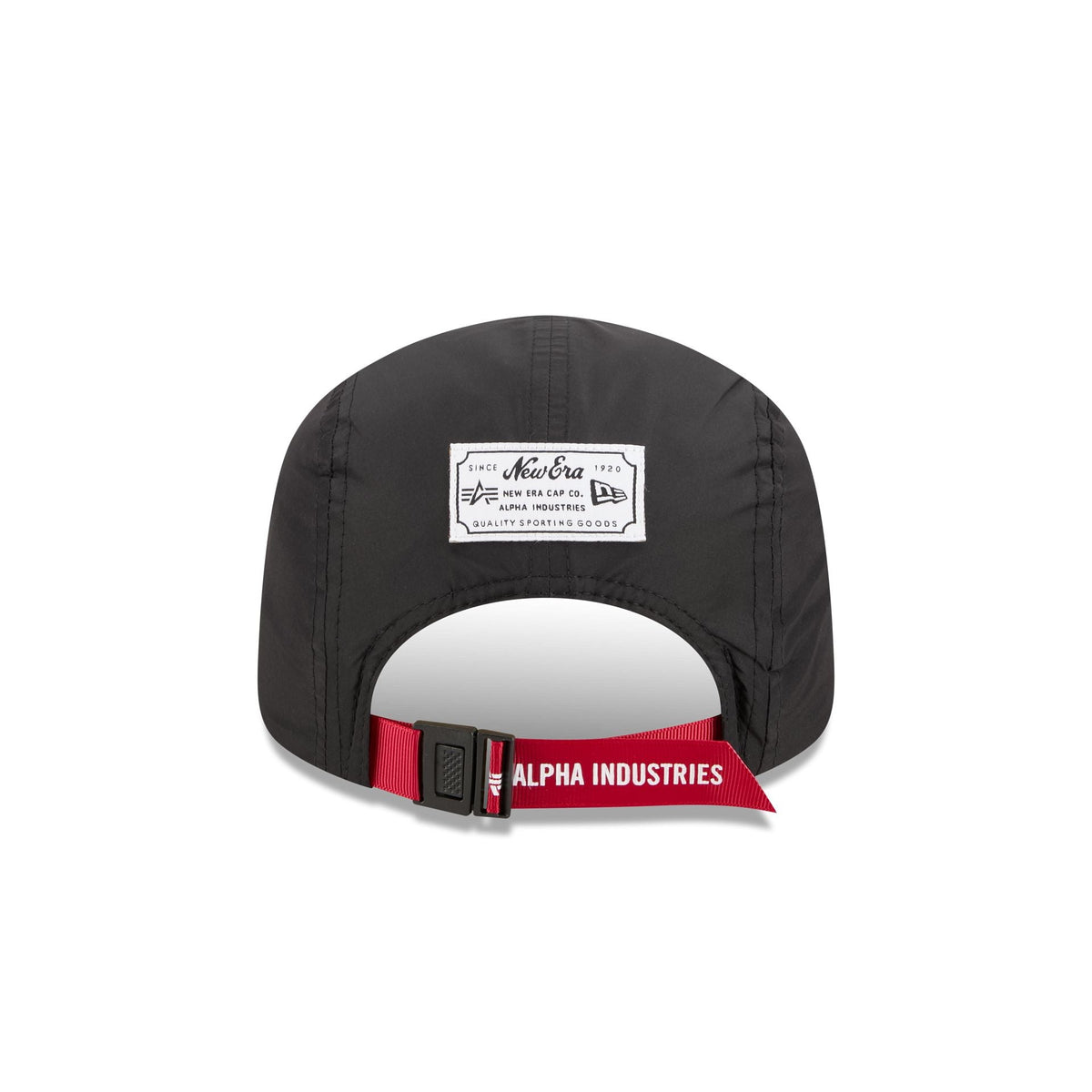 Alpha Industries x New England Patriots Black Runner Adjustable Hat