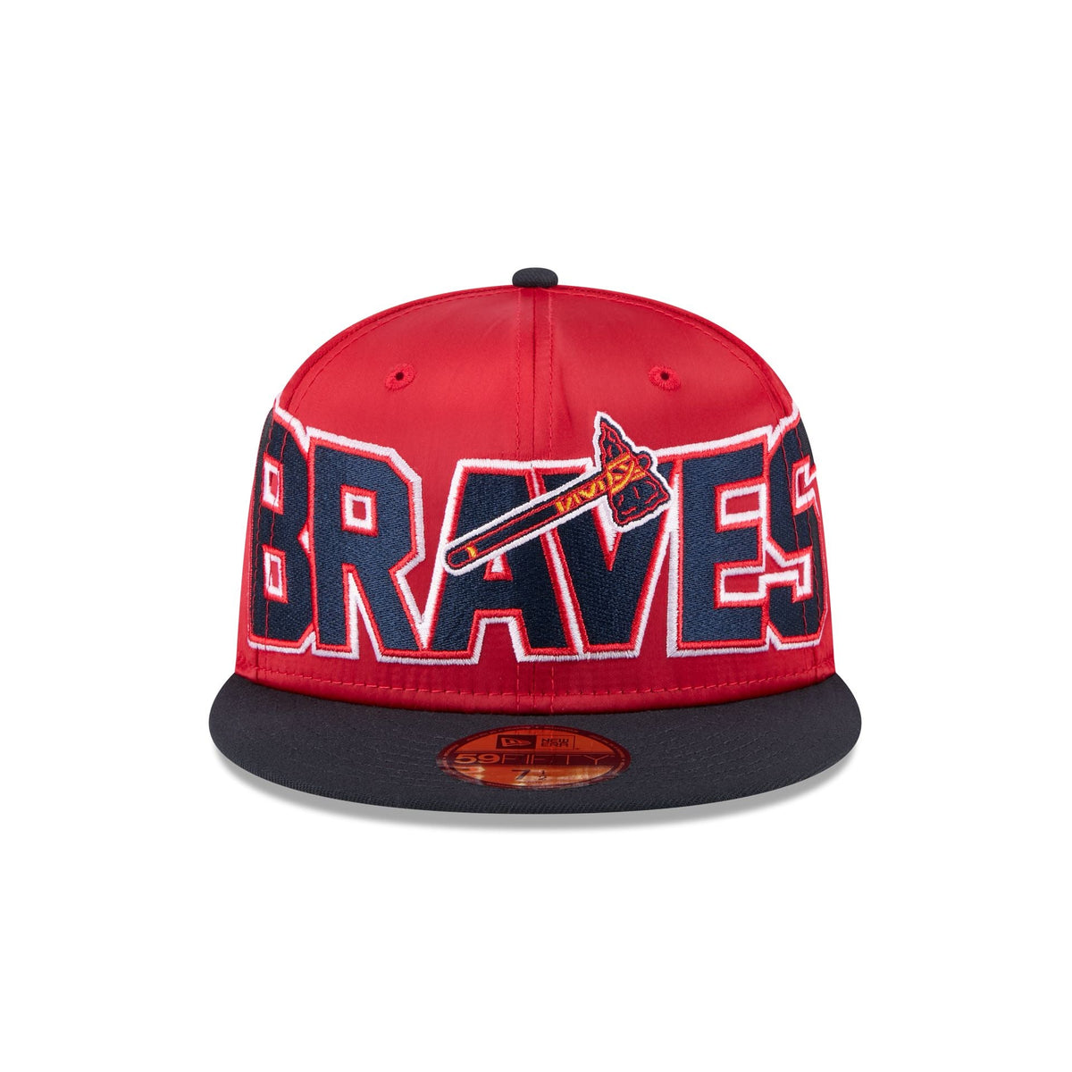 Atlanta Braves Bold Satin 59FIFTY Fitted Hat