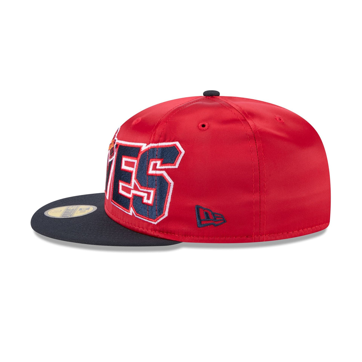 Atlanta Braves Bold Satin 59FIFTY Fitted Hat