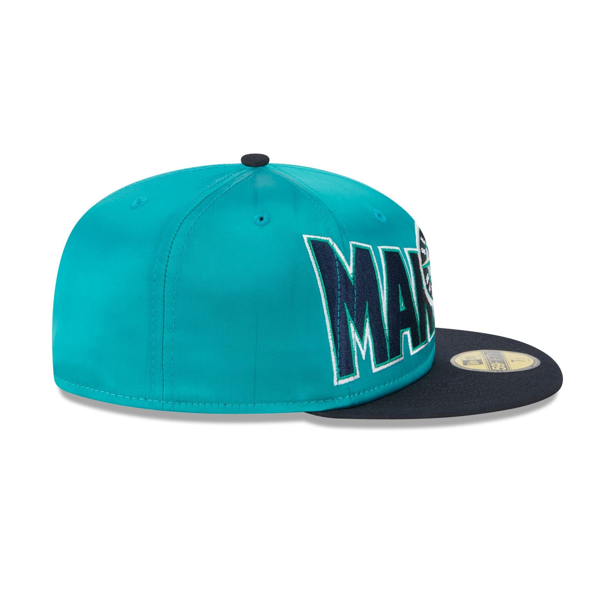 Seattle Mariners Bold Satin 59FIFTY Fitted Hat
