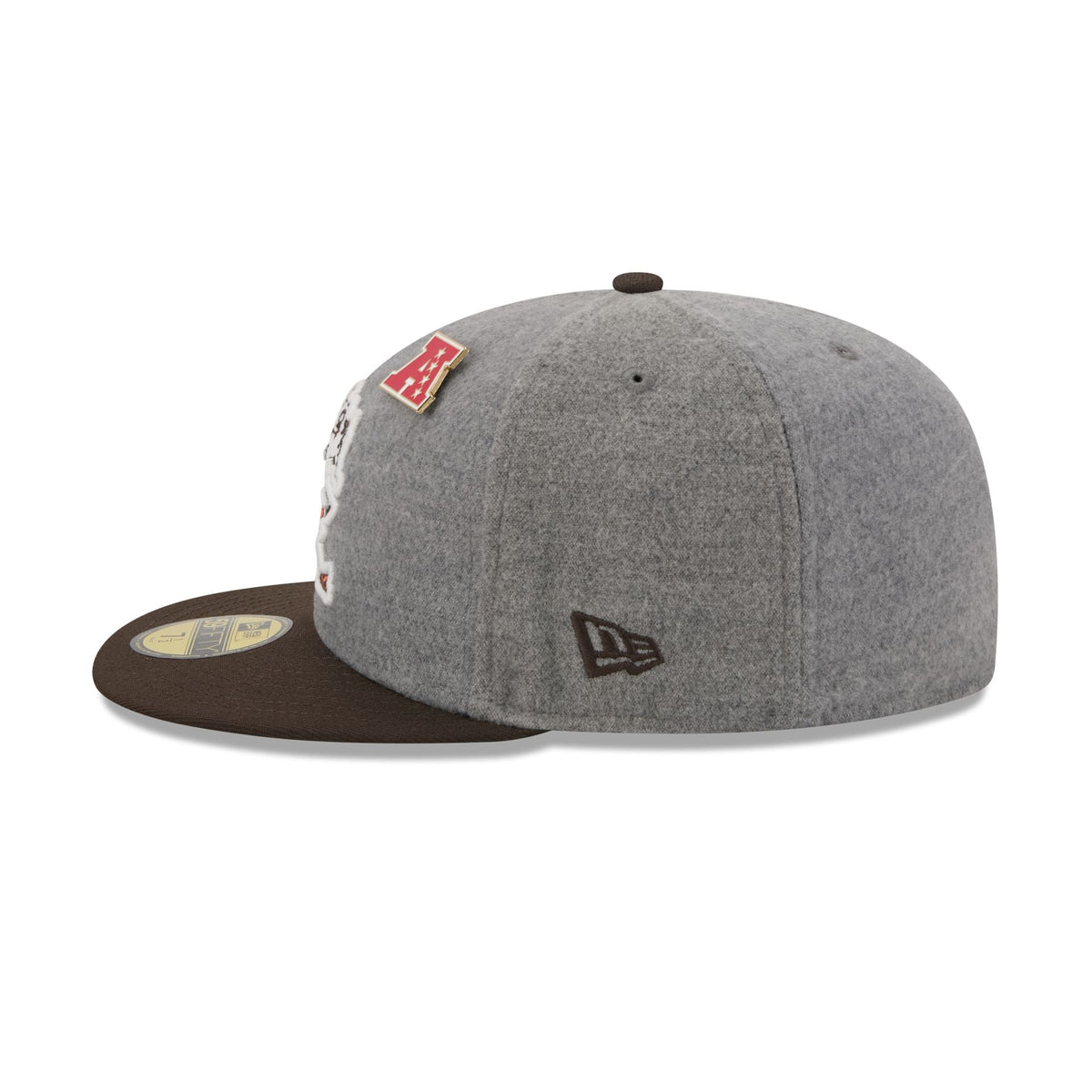 Cleveland Browns Heather Gray Wool 59FIFTY Fitted Hat