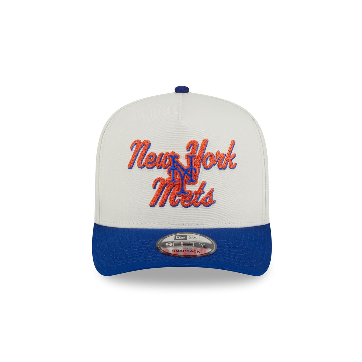 New York Mets Chainstitch 9FIFTY A-Frame Snapback Hat