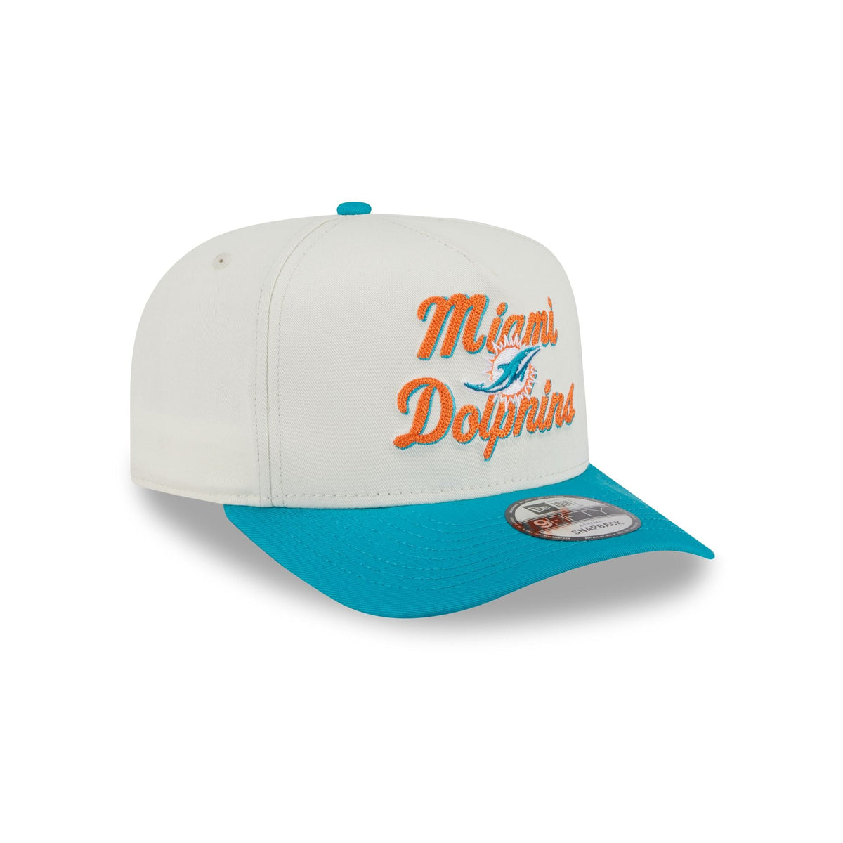 Miami Dolphins Chainstitch 9FIFTY A-Frame Snapback Hat