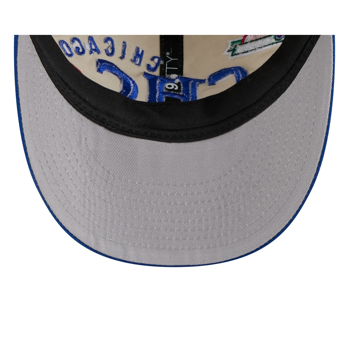Chicago Cubs Scattered Patches Retro Crown 9FIFTY Snapback Hat