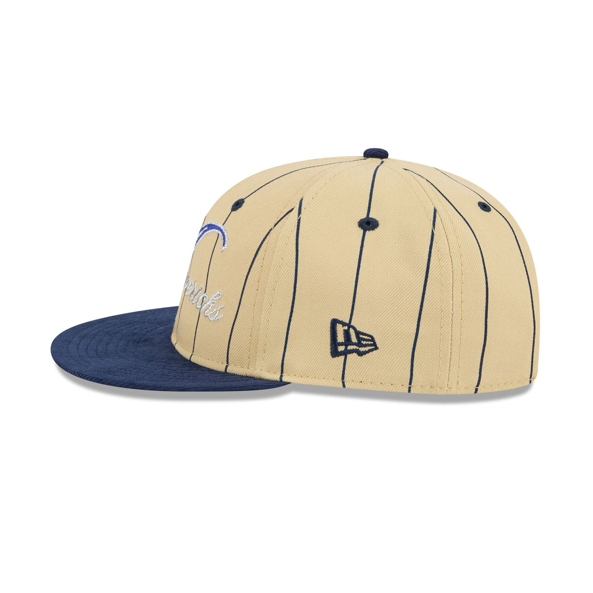 Dallas Mavericks Pinstripe Script Retro Crown 9FIFTY Adjustable Hat
