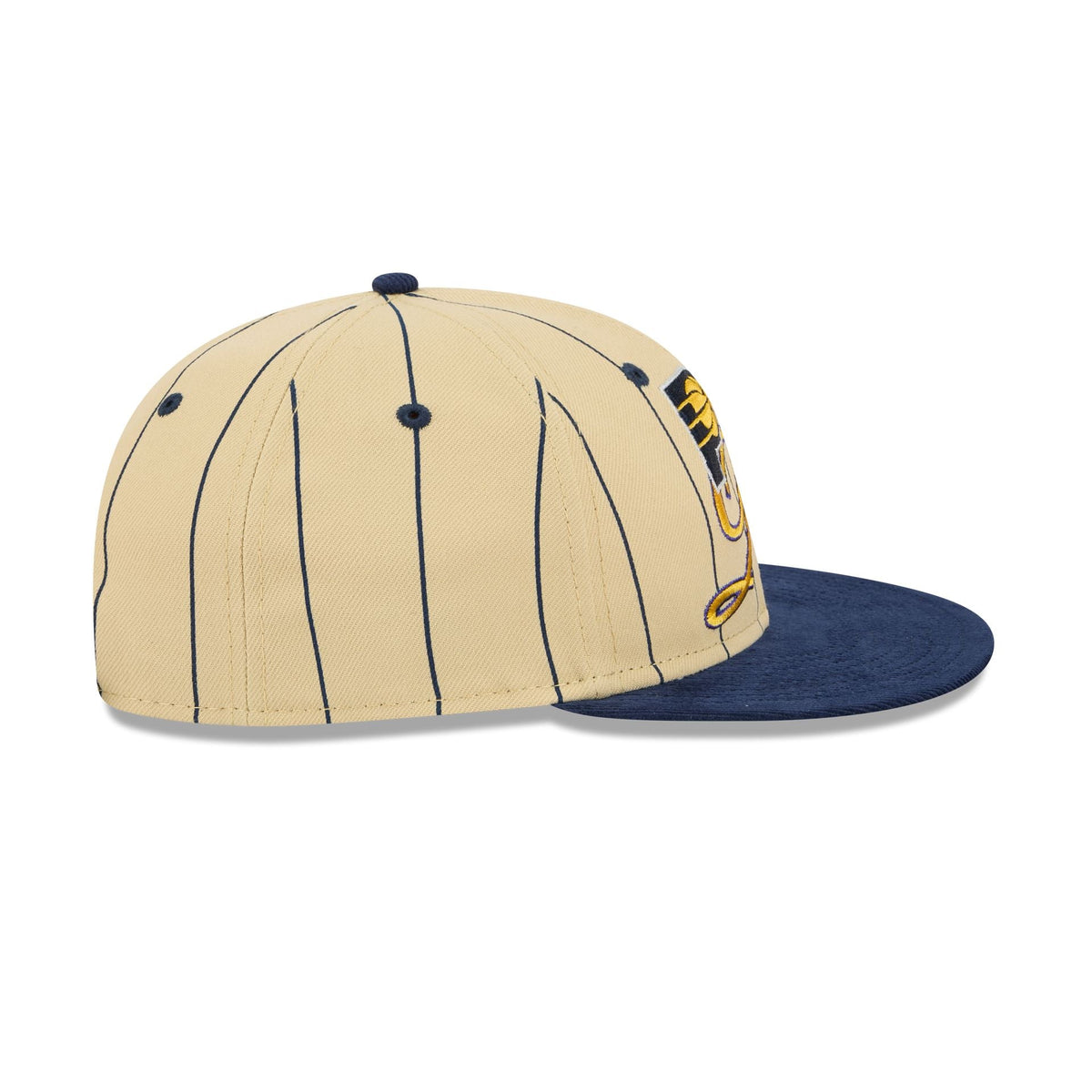 Indiana Pacers Pinstripe Script Retro Crown 9FIFTY Adjustable Hat