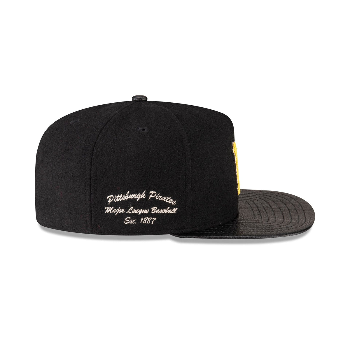 Pittsburgh Pirates Wool Letterman 9FIFTY A-Frame Snapback Hat
