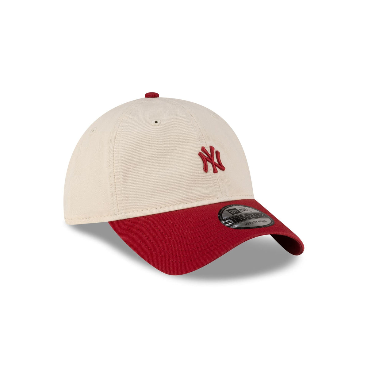New York Yankees Mini Logo Red 9TWENTY Adjustable Hat