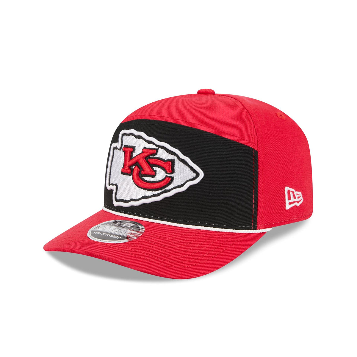 Kansas City Chiefs Split Panel 9SEVENTY Stretch-Snap Hat