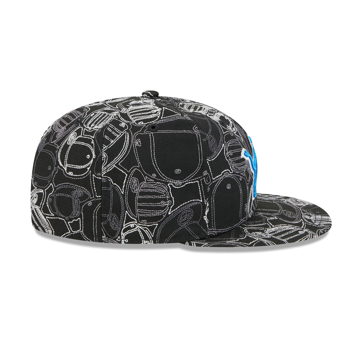 Detroit Lions Cap Scramble 59FIFTY Fitted Hat
