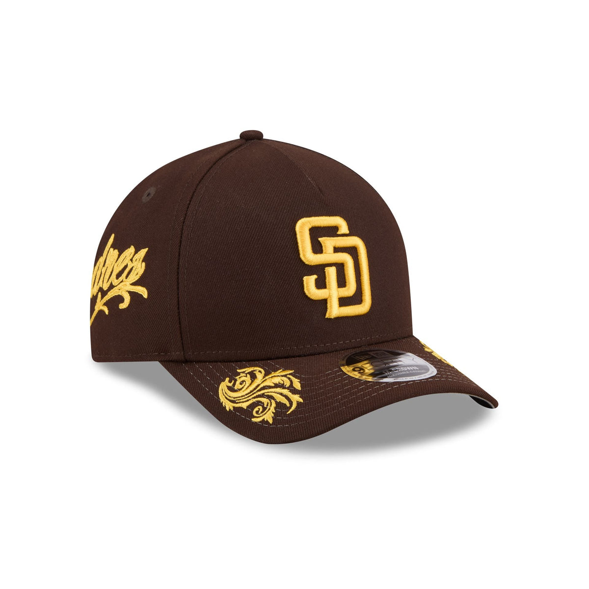 San Diego Padres Script 9FORTY M-Crown A-Frame Snapback Hat