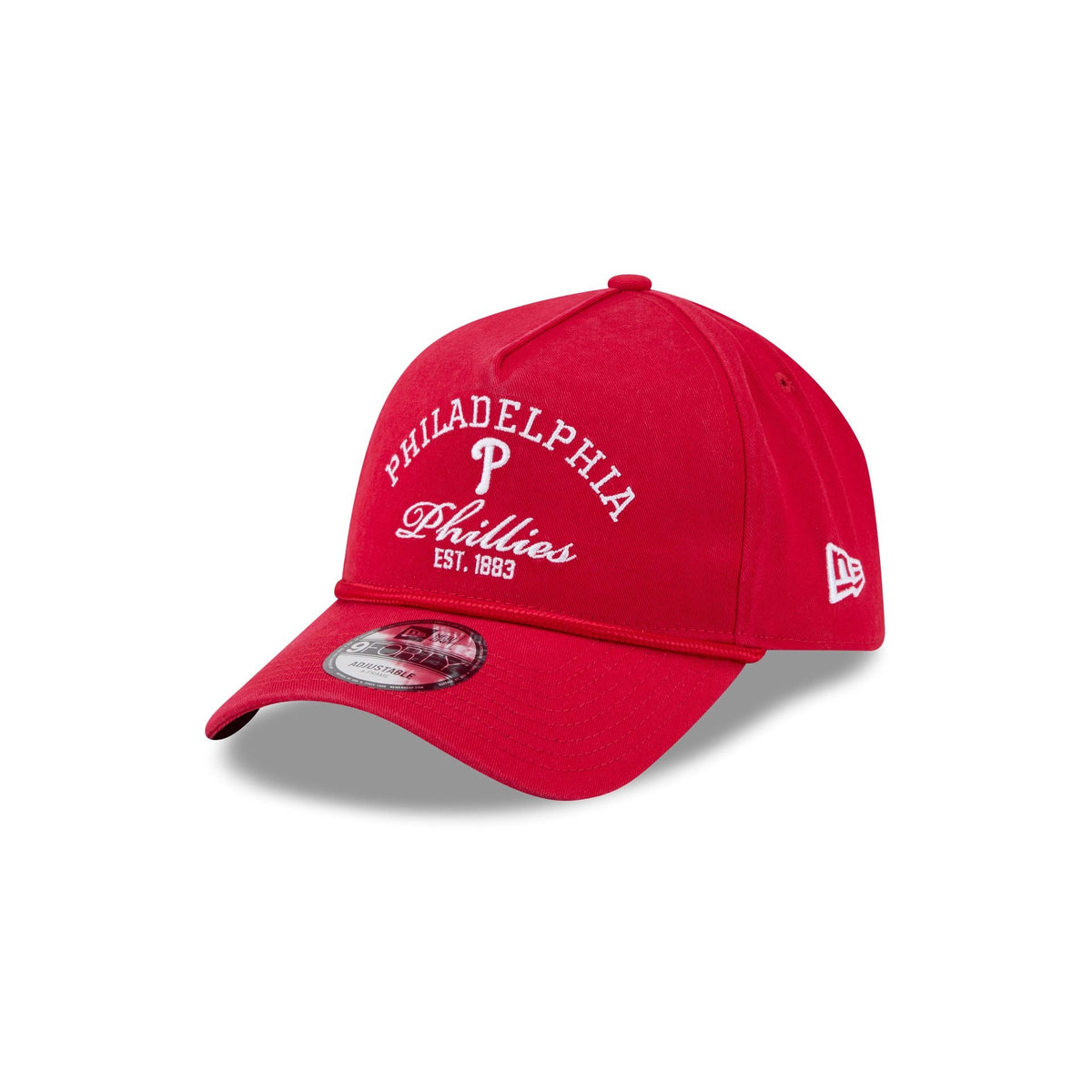 Philadelphia Phillies Stacked Rope 9FORTY A-Frame Snapback Hat