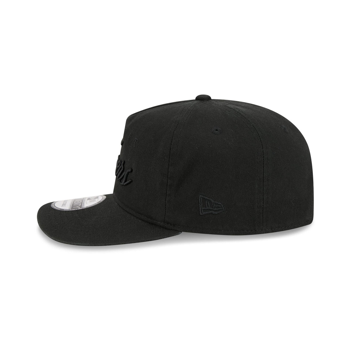 Detroit Tigers All Black Scripted 19TWENTY Adjustable Hat