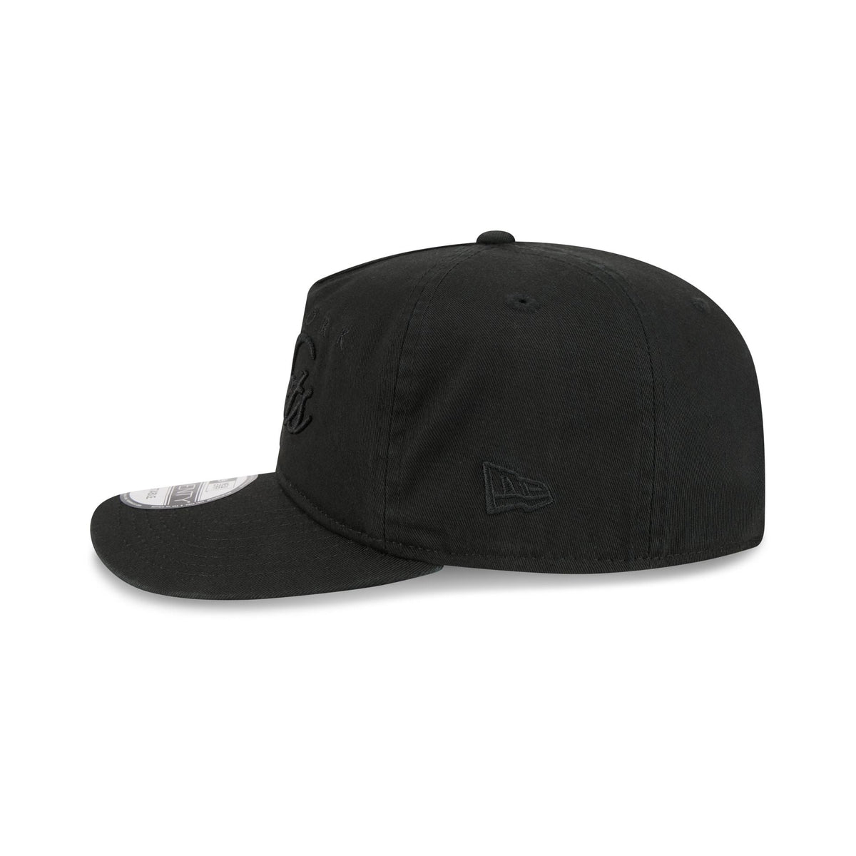 New York Mets All Black Scripted 19TWENTY Adjustable Hat