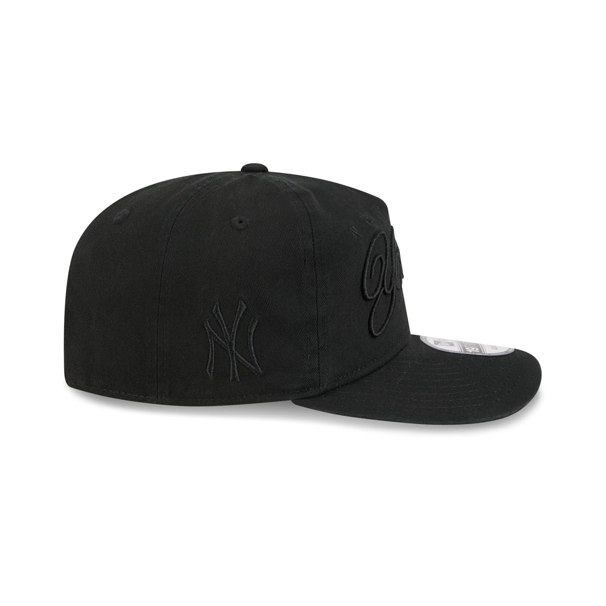 New York Yankees All Black Scripted 19TWENTY Adjustable Hat
