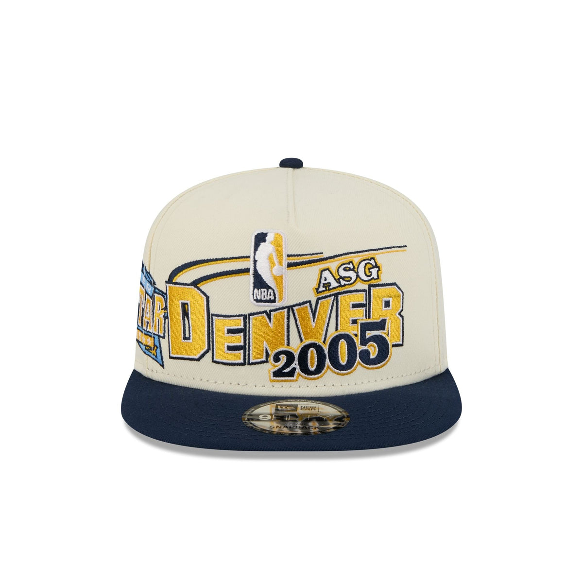 Denver Nuggets Hardwood Classics 2005 All-Star Game 9FIFTY A-Frame Snapback Hat