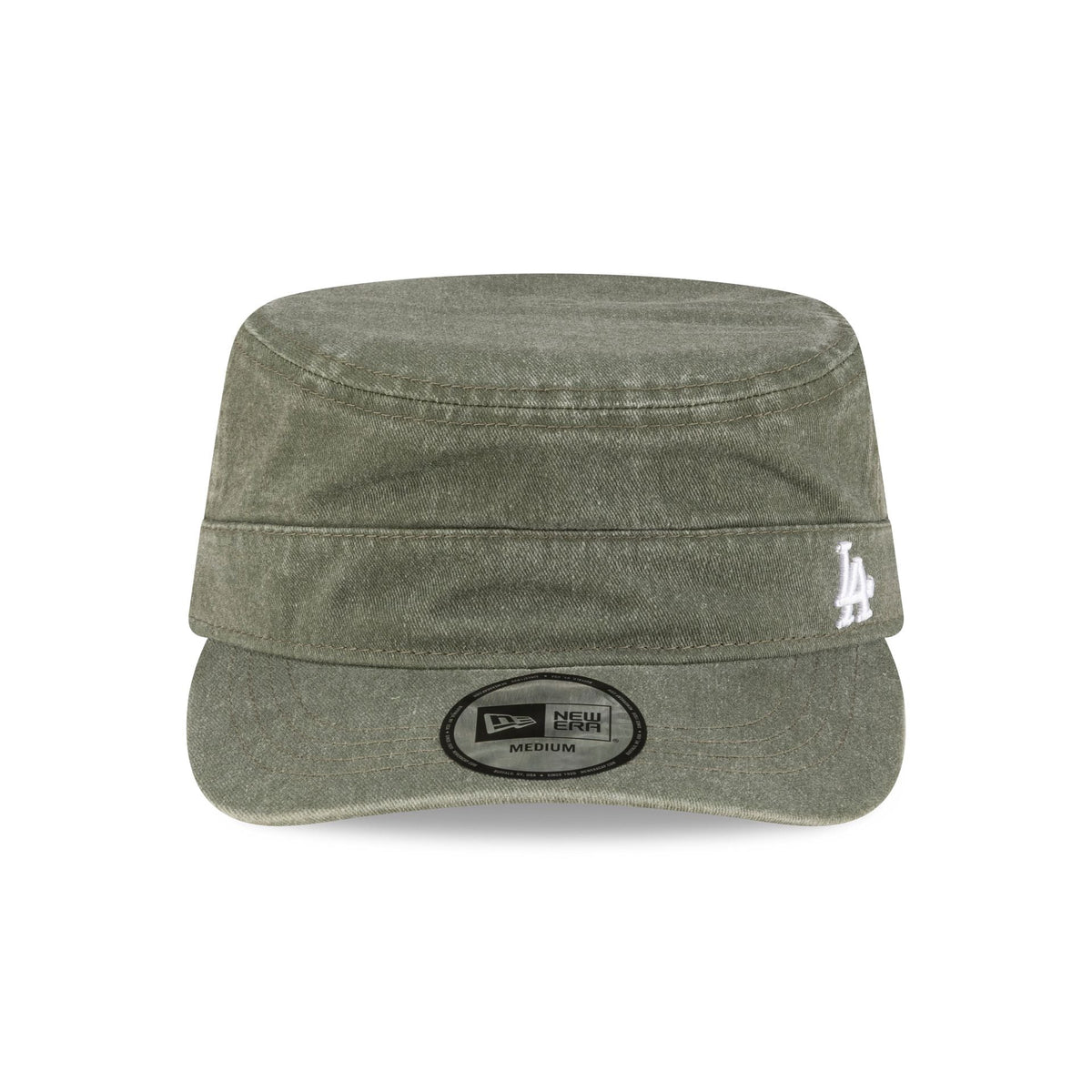 Los Angeles Dodgers Pigment Dye Olive Military Cap
