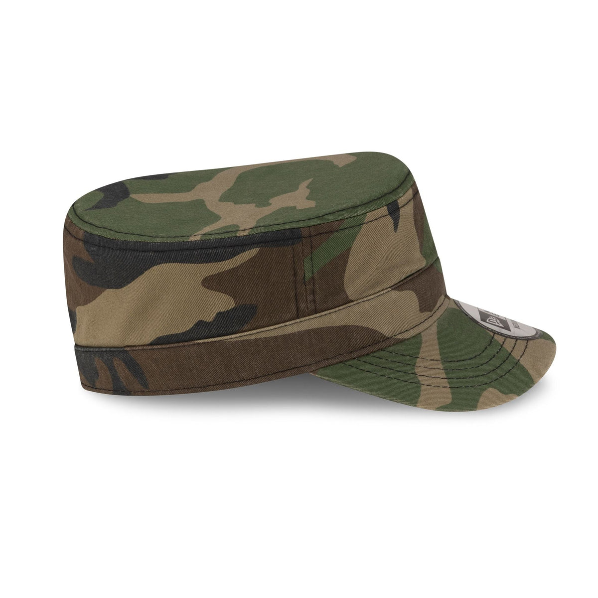 Atlanta Braves Woodland Camo Military Cap