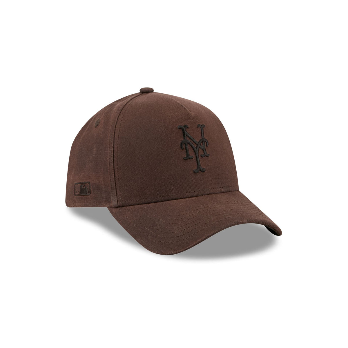 New York Mets Waxed Canvas Brown 59FORTY A-Frame Fitted Hat
