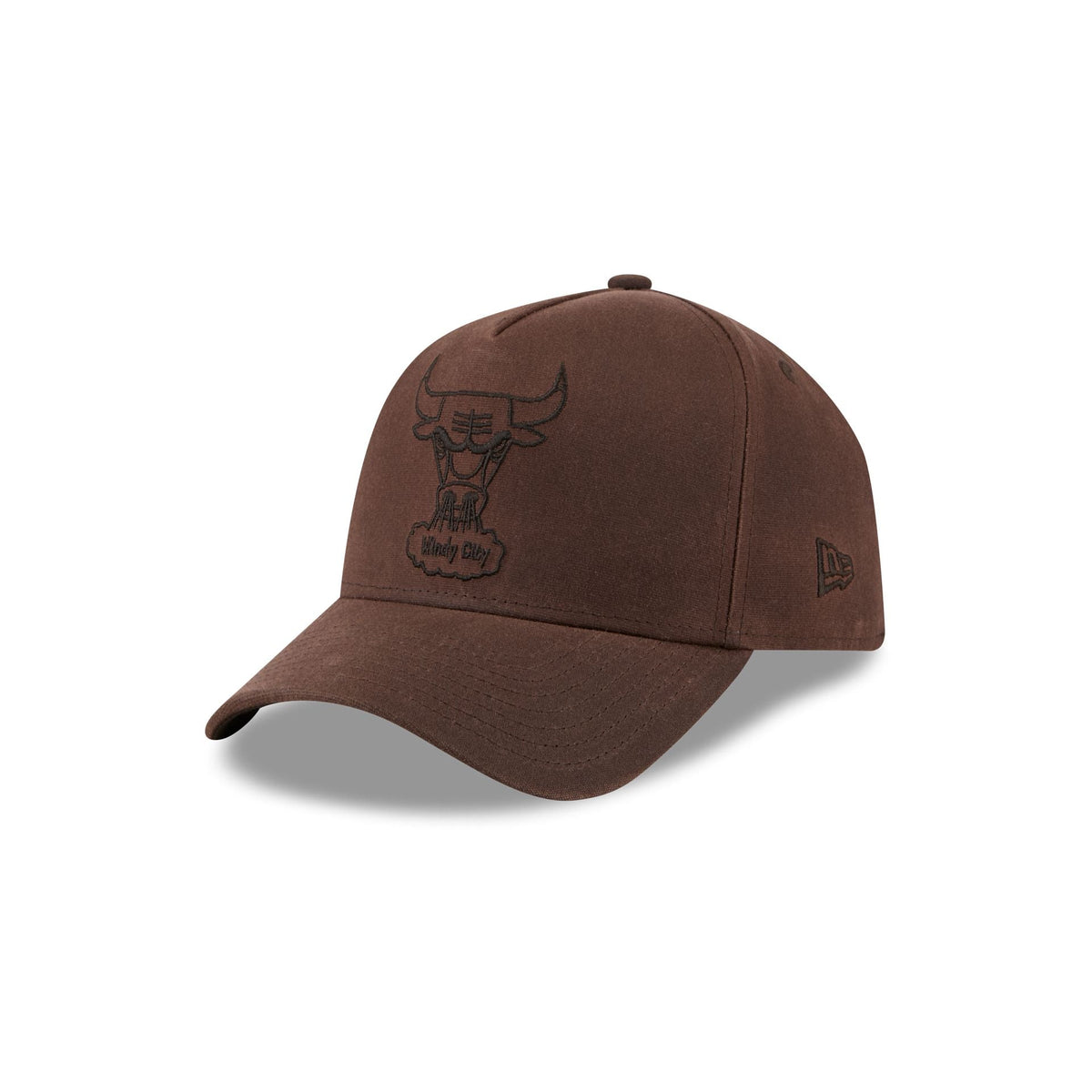 Chicago Bulls Waxed Canvas Brown 59FORTY A-Frame Fitted Hat