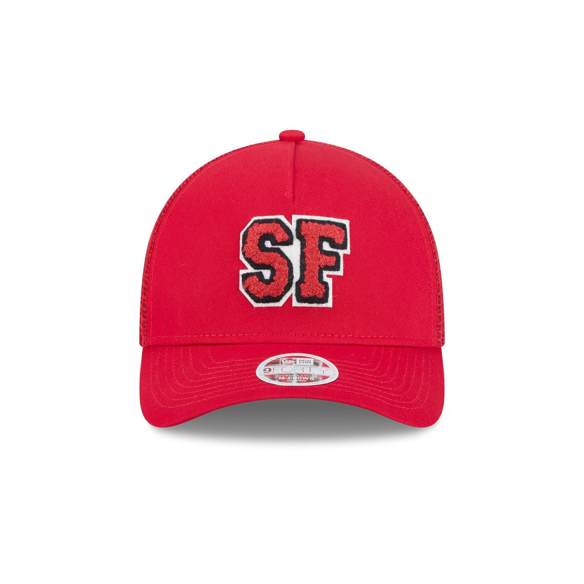 San Francisco 49ers Scoreboard Women's 9FORTY M-Crown A-Frame Trucker Hat