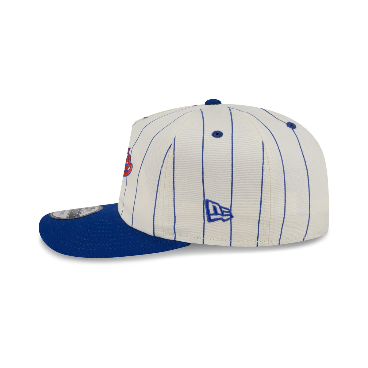 New York Mets Chrome White Pinstripe 19TWENTY Snapback Hat