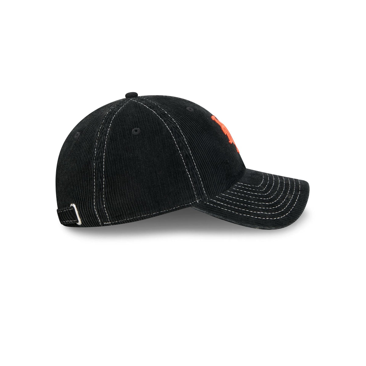 New York Mets Washed Black Corduroy Casual Classic Adjustable Hat
