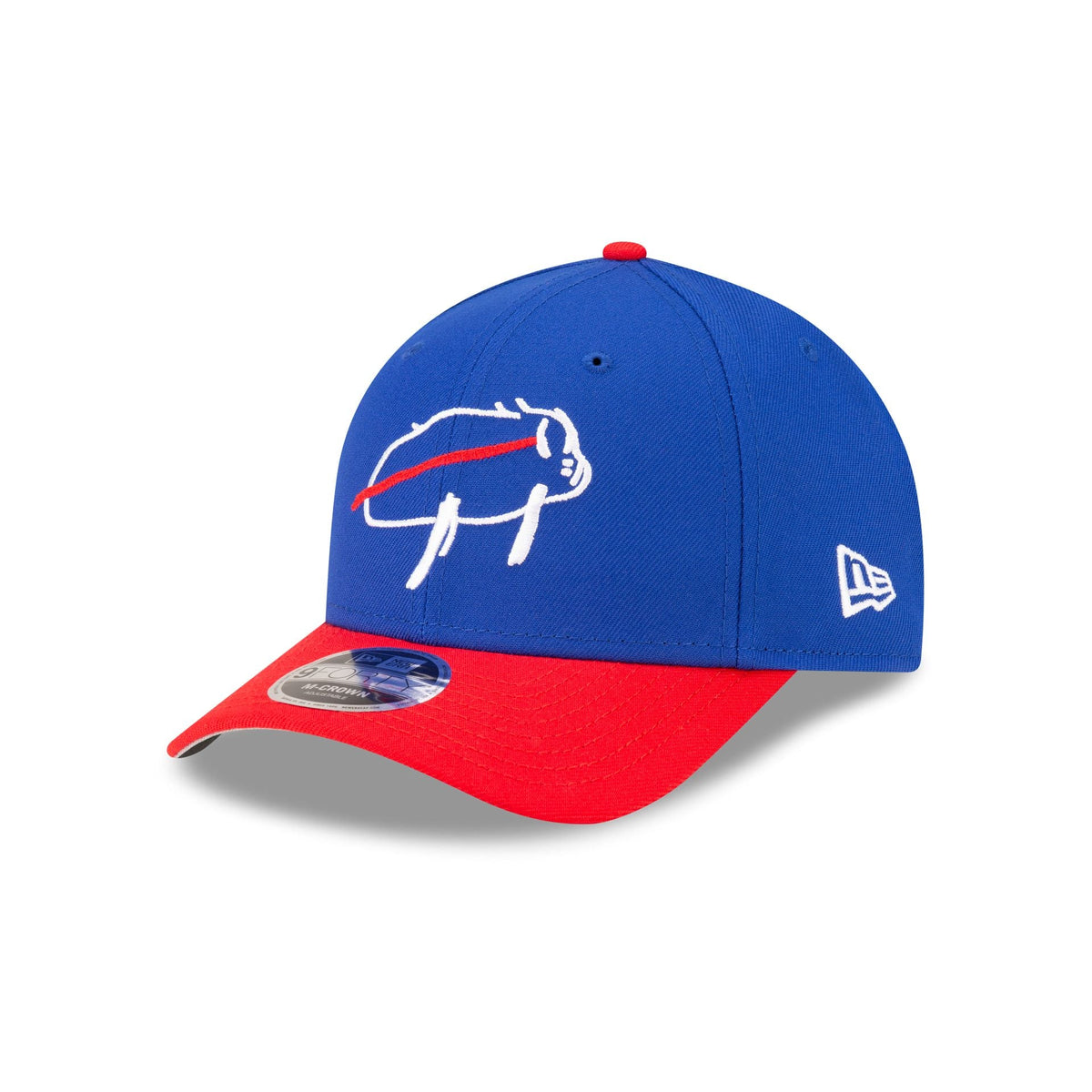 Buffalo Bills Billustration Red Visor 9FORTY M-Crown Snapback Hat