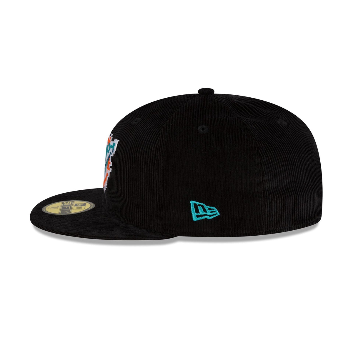 Just Caps NFL Pixelated Miami Dolphins 59FIFTY Fitted Hat