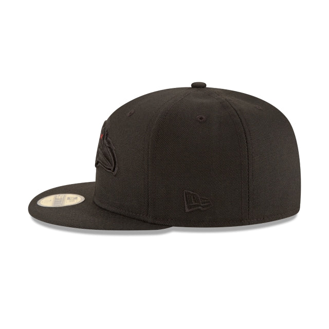 Baltimore Ravens Black On Black 59FIFTY Fitted Hat