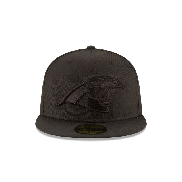 Carolina Panthers Black On Black 59FIFTY Fitted Hat