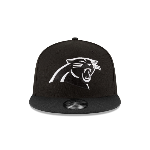 Carolina Panthers Black and White 9FIFTY Snapback Hat