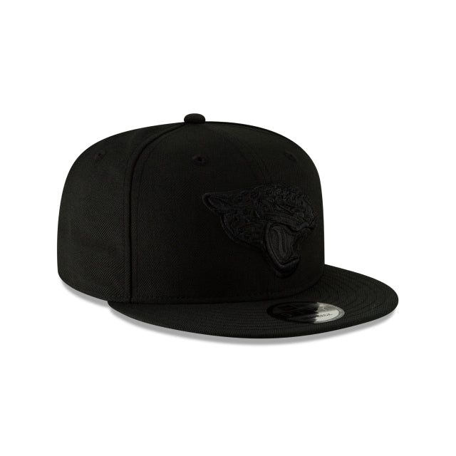 Jacksonville Jaguars Black On Black 9FIFTY Snapback Hat