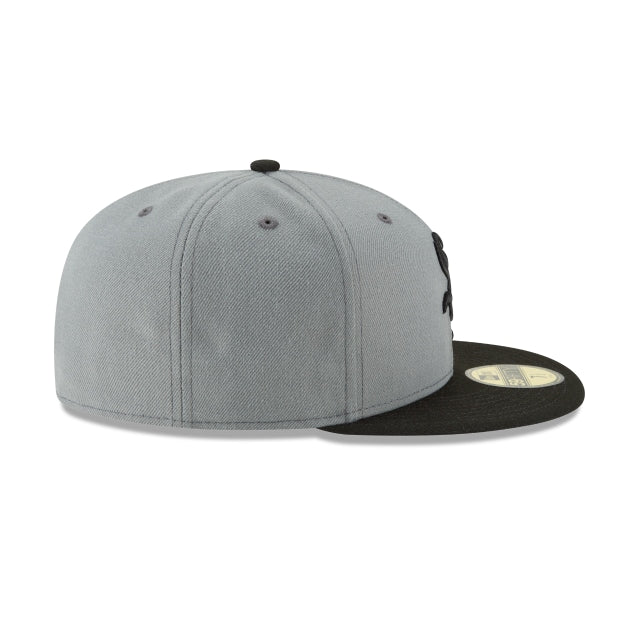Chicago White Sox Storm Gray Basic 59FIFTY Fitted Hat
