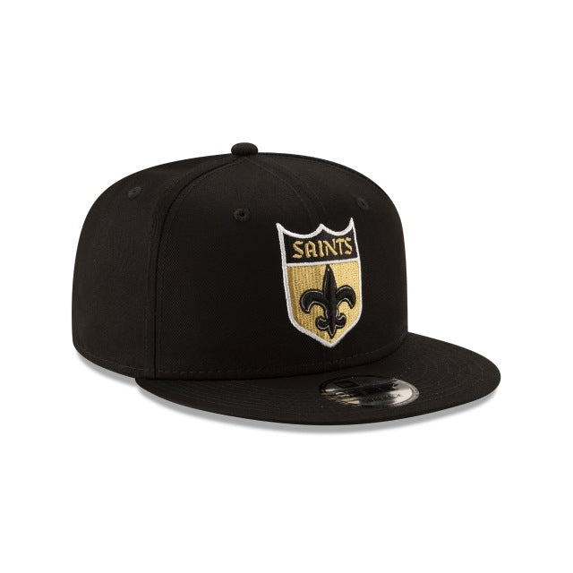 New Orleans Saints Black 9FIFTY Snapback Hat