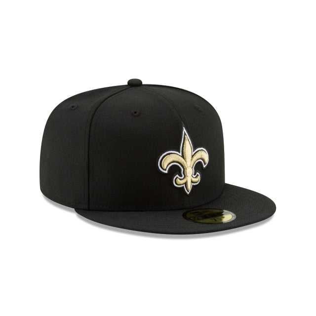 New Orleans Saints Black 59FIFTY Fitted Hat
